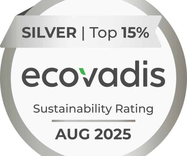 We have been awarded the ECOVADIS silver medal!