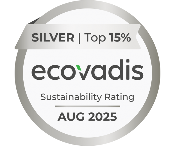 We have been awarded the ECOVADIS silver medal!